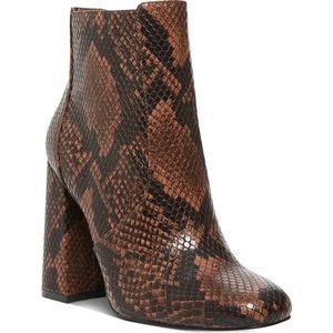 Steve Madden Booties Ankle boots brown Snake